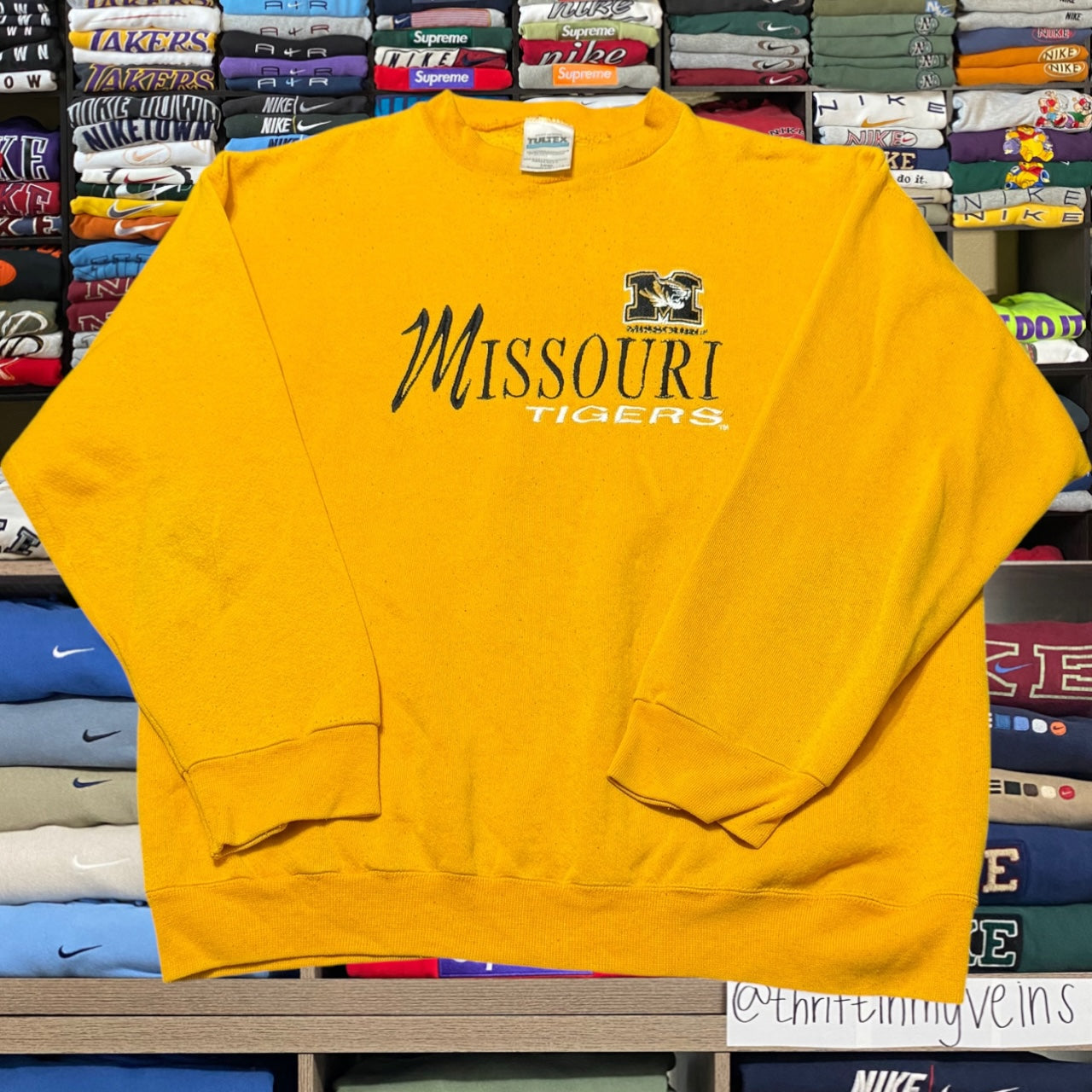 90s Missouri tigers sweater (large)