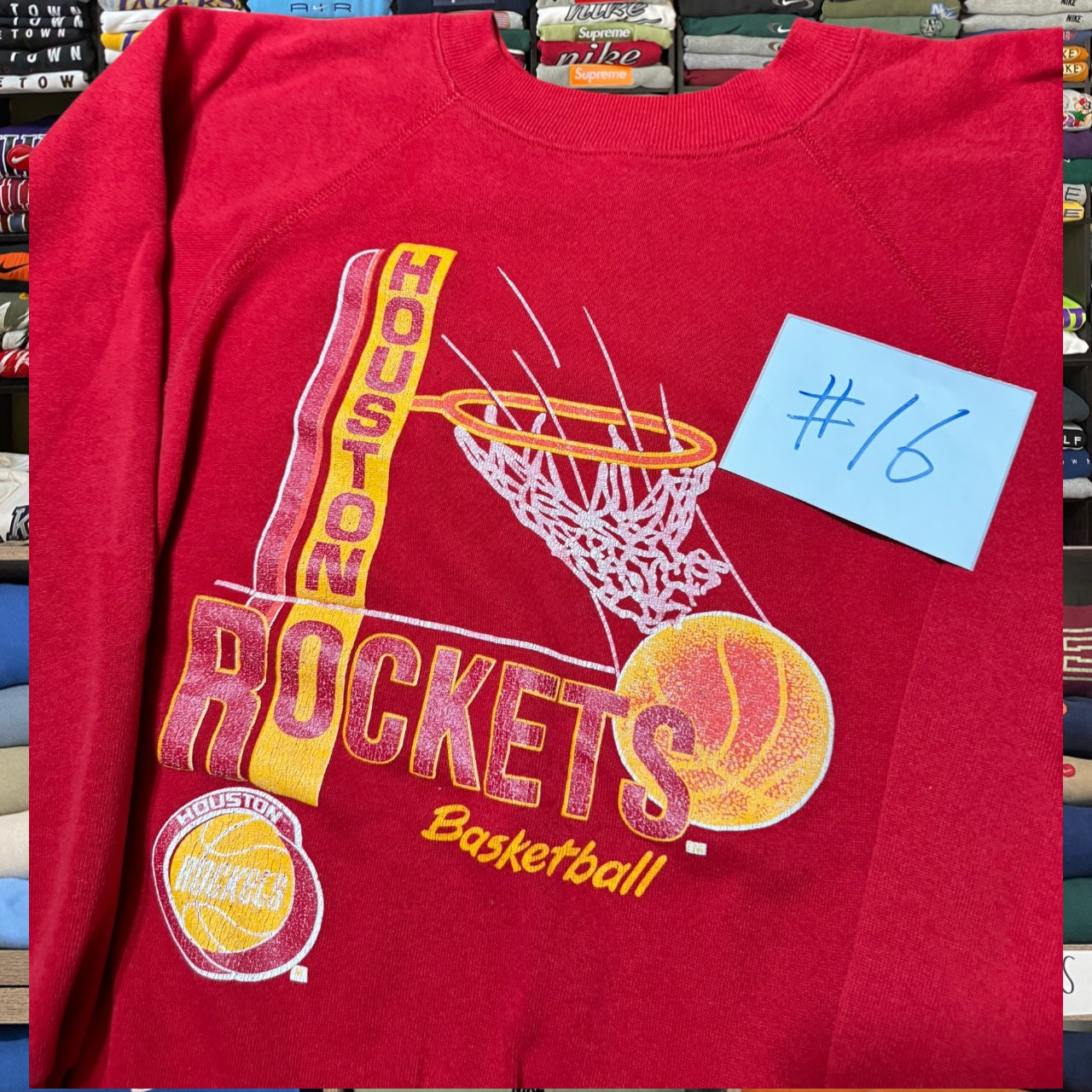90s houston rockets nba sweatshirt (Large)