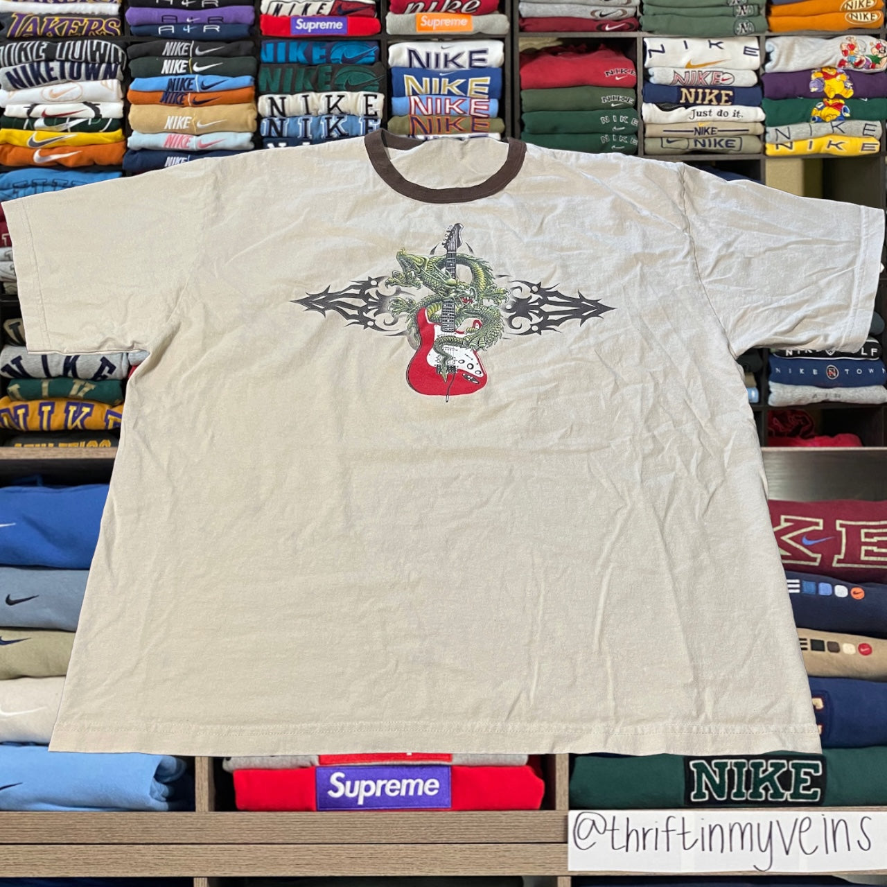 Y2K no boundaries dragon shirt