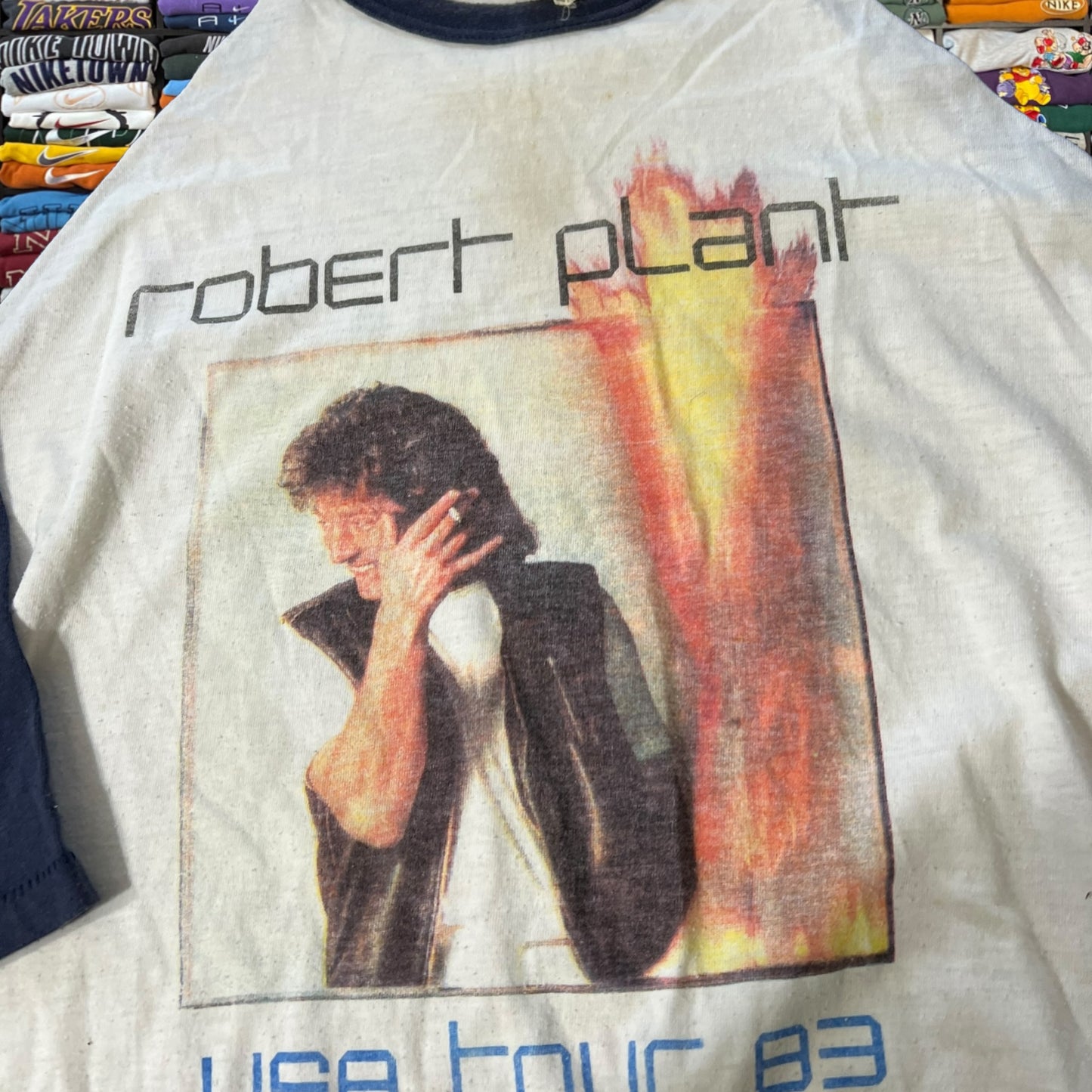 Vtg 1983 robert plant shirt