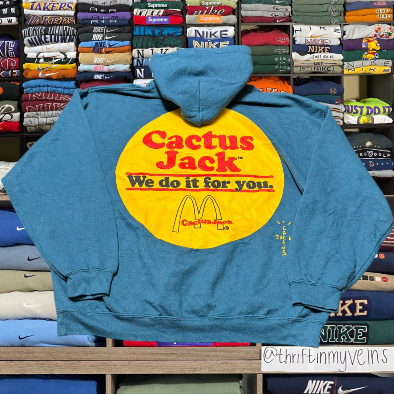 Cactus jack travis scott mcdonald hoodie (Large)