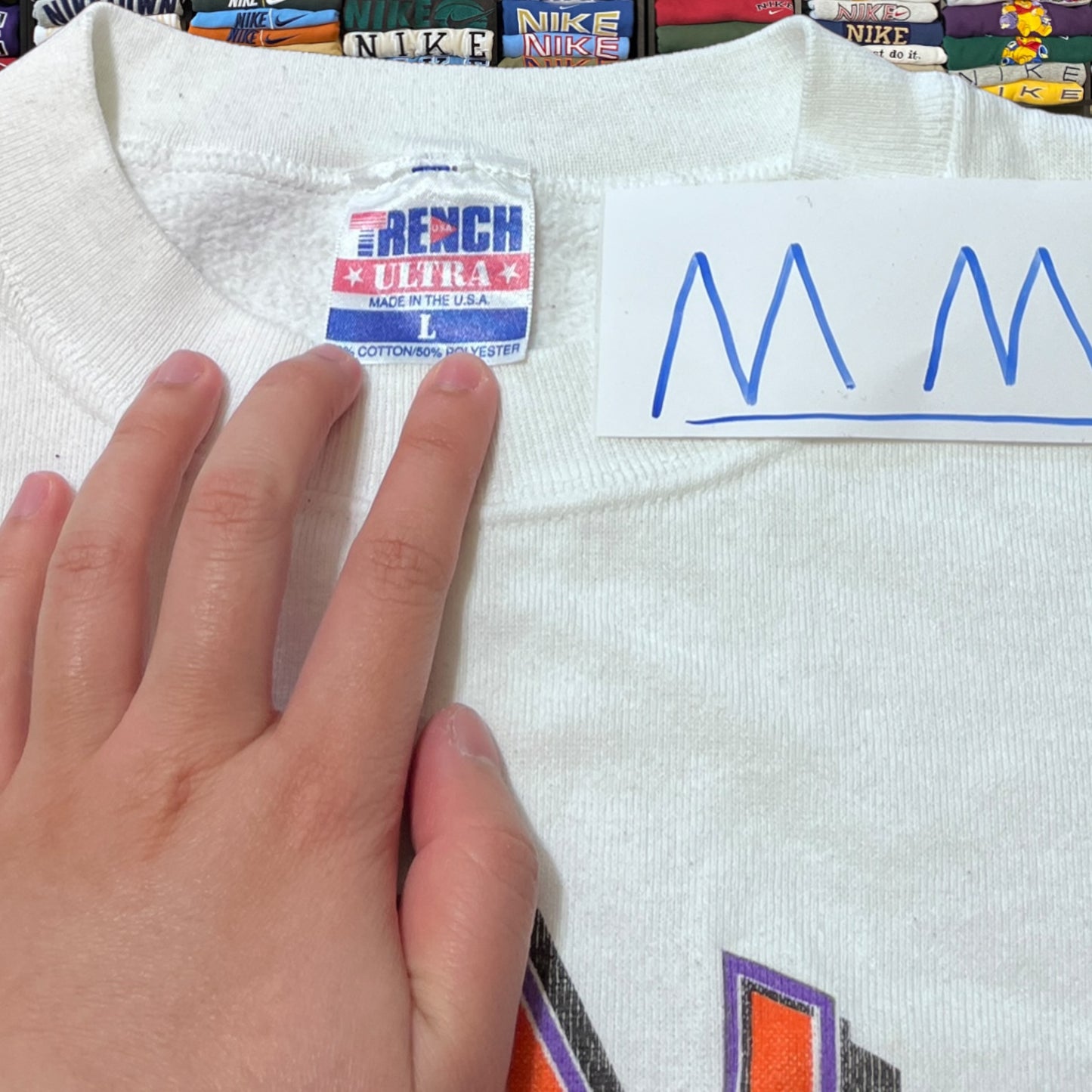 90s phoenix suns nba basketball sweater