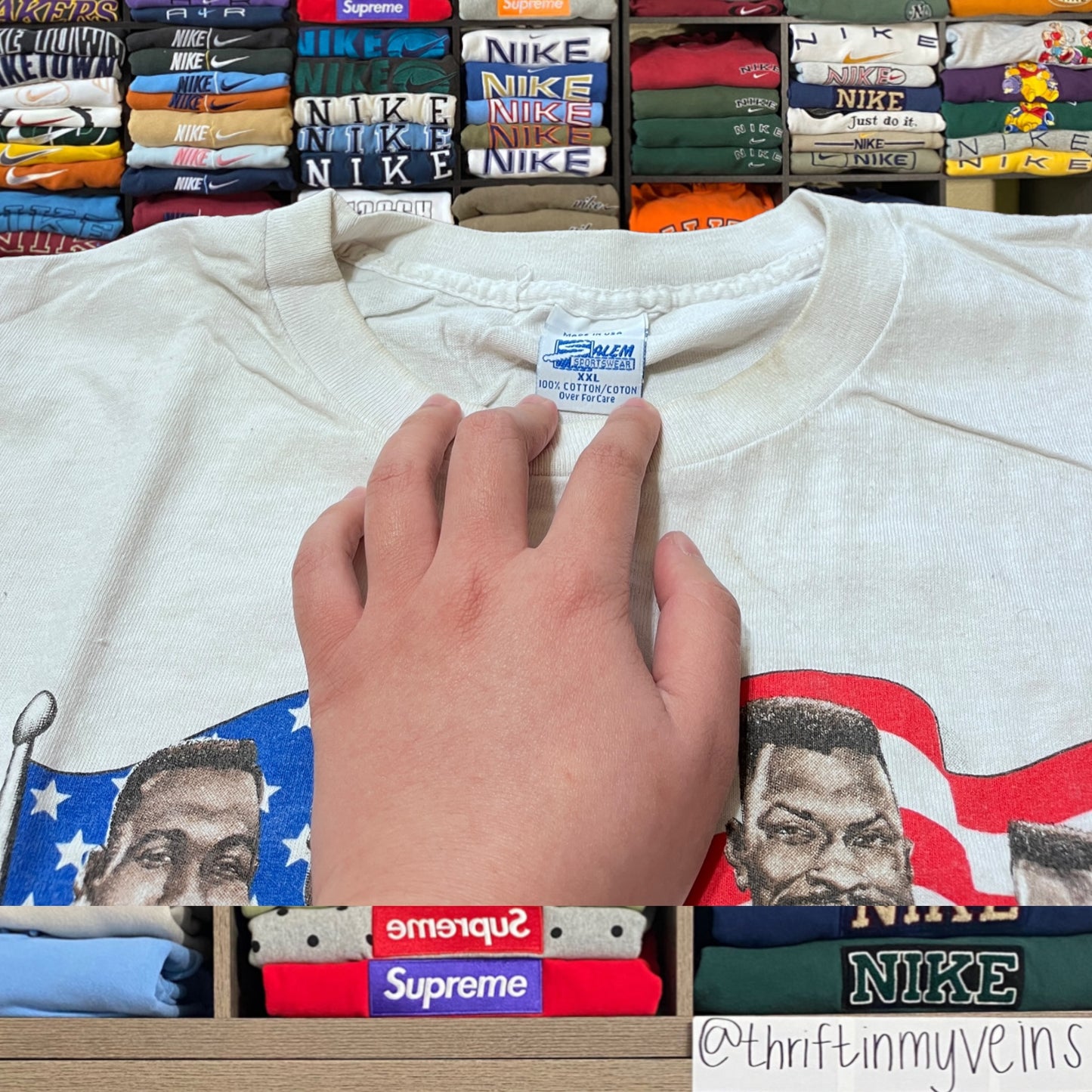 1992 dream tea USA shirt (xxl)