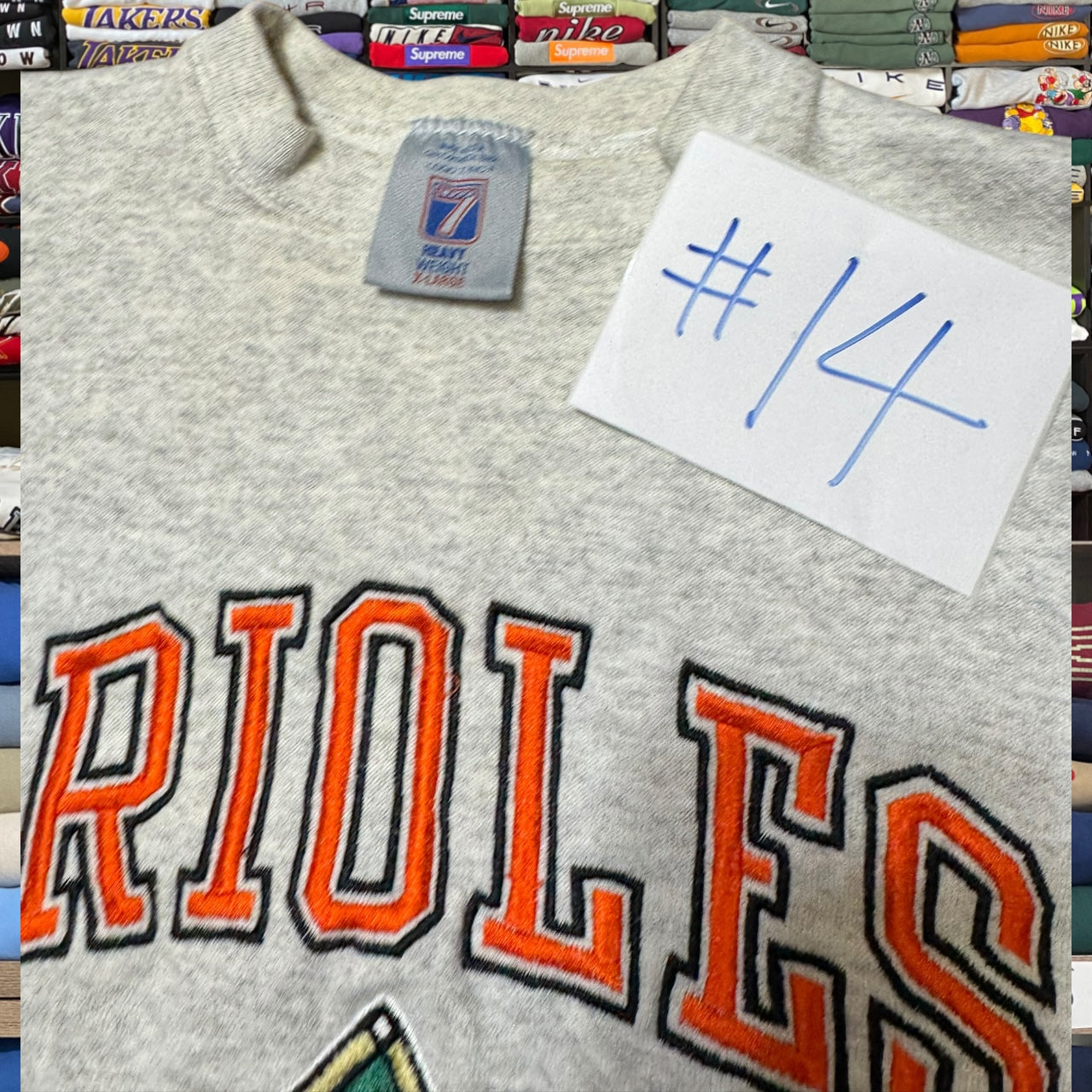 90s baltimore orioles mlb sweater (xlarge)