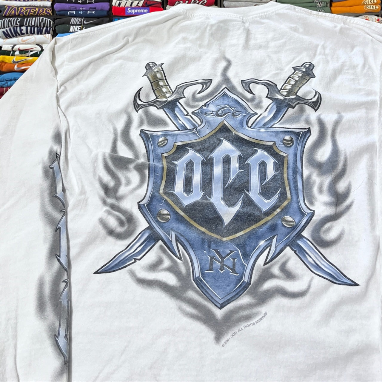 Y2K Orange County choppers biker shirt