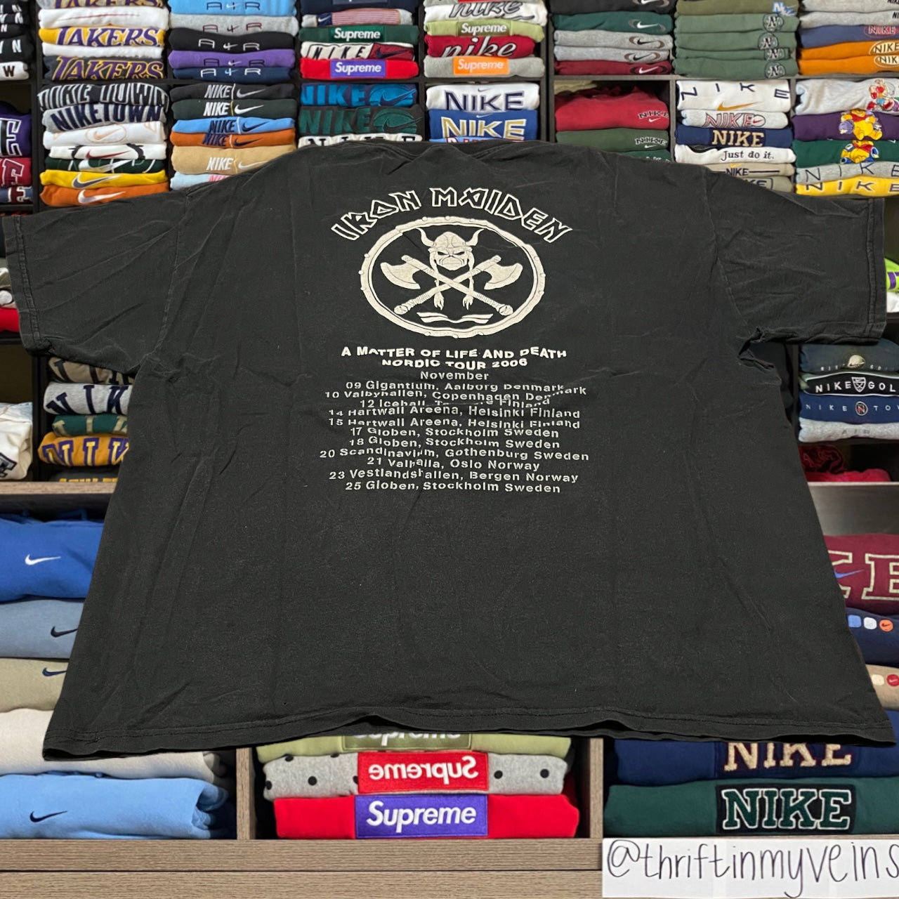 Vintage Y2K 2003 Iron Maiden band tee