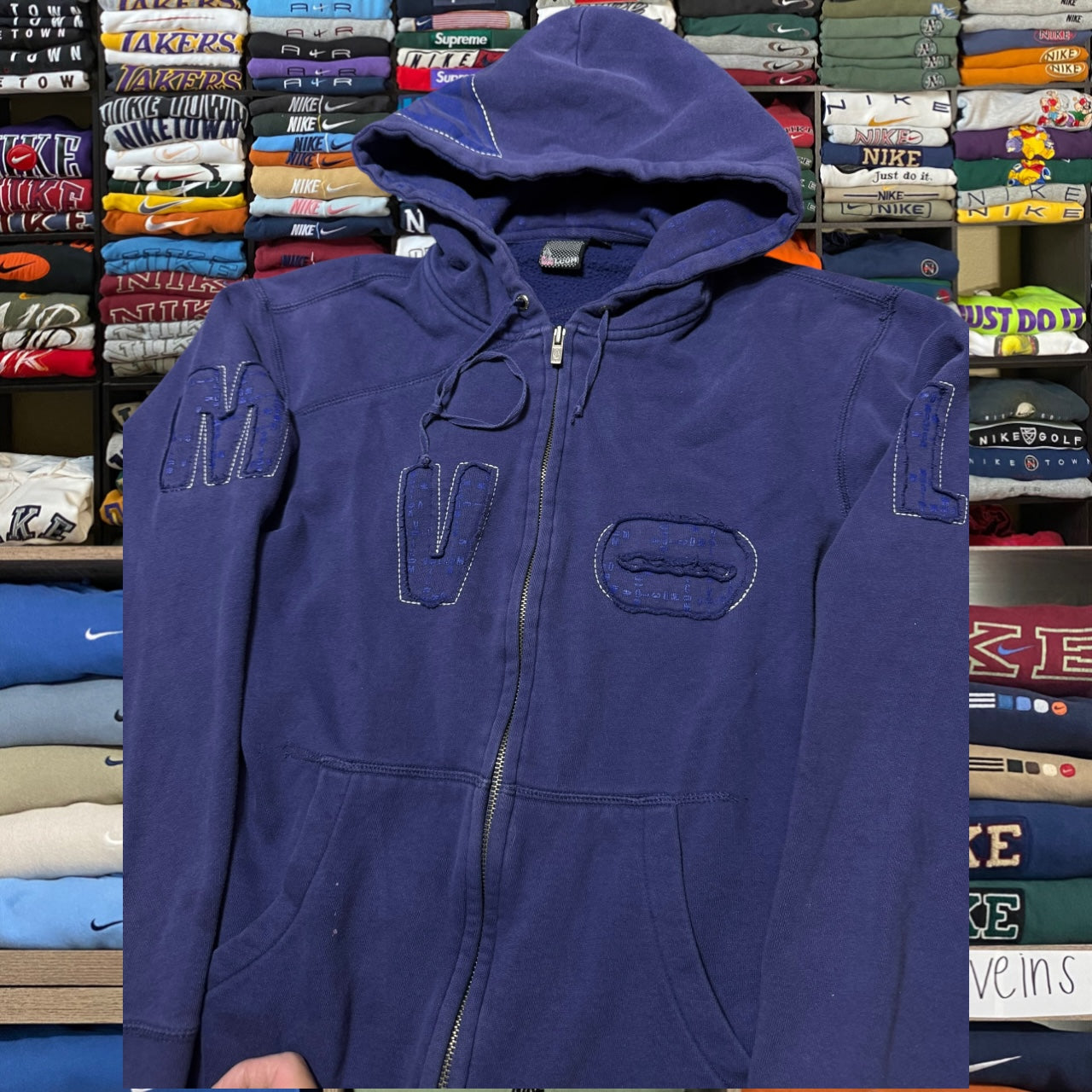 y2k volcom skater hoodie (medium)