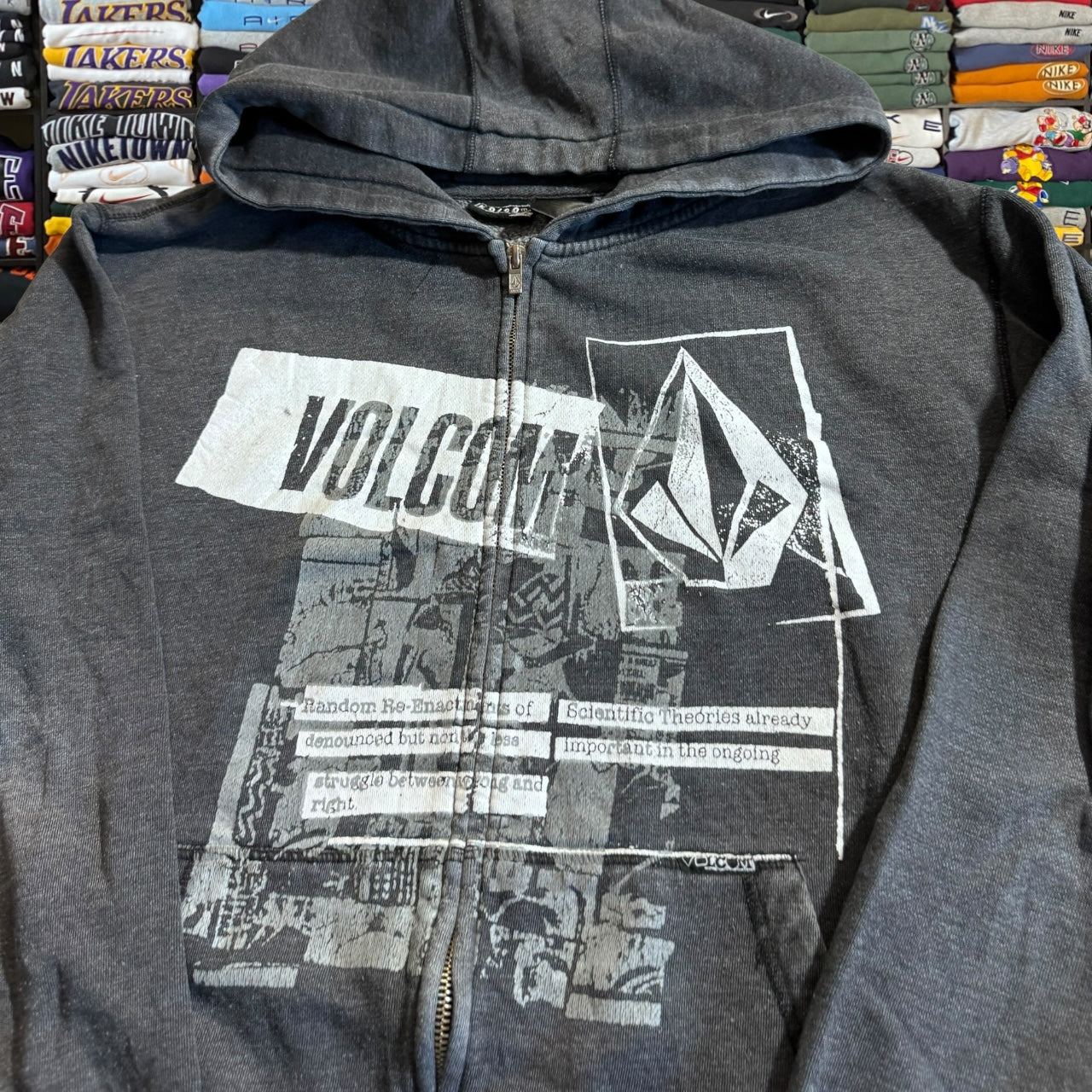 Y2K volcom skater hoodie