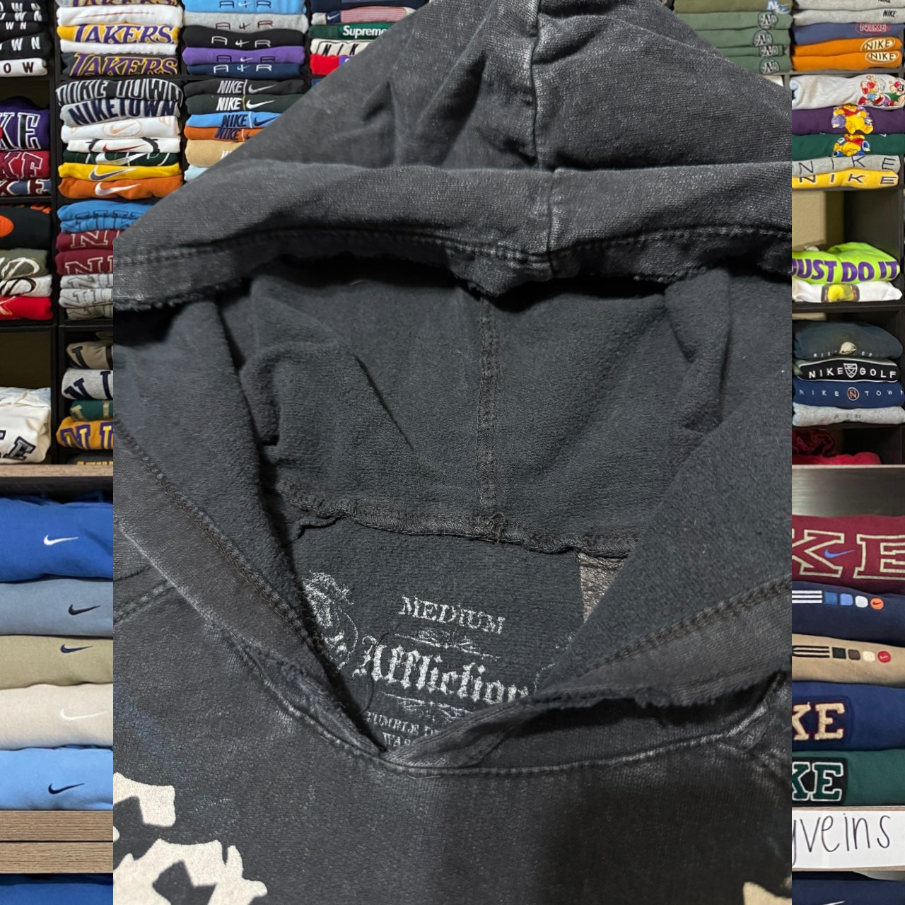 Affliction hoodie (medium)