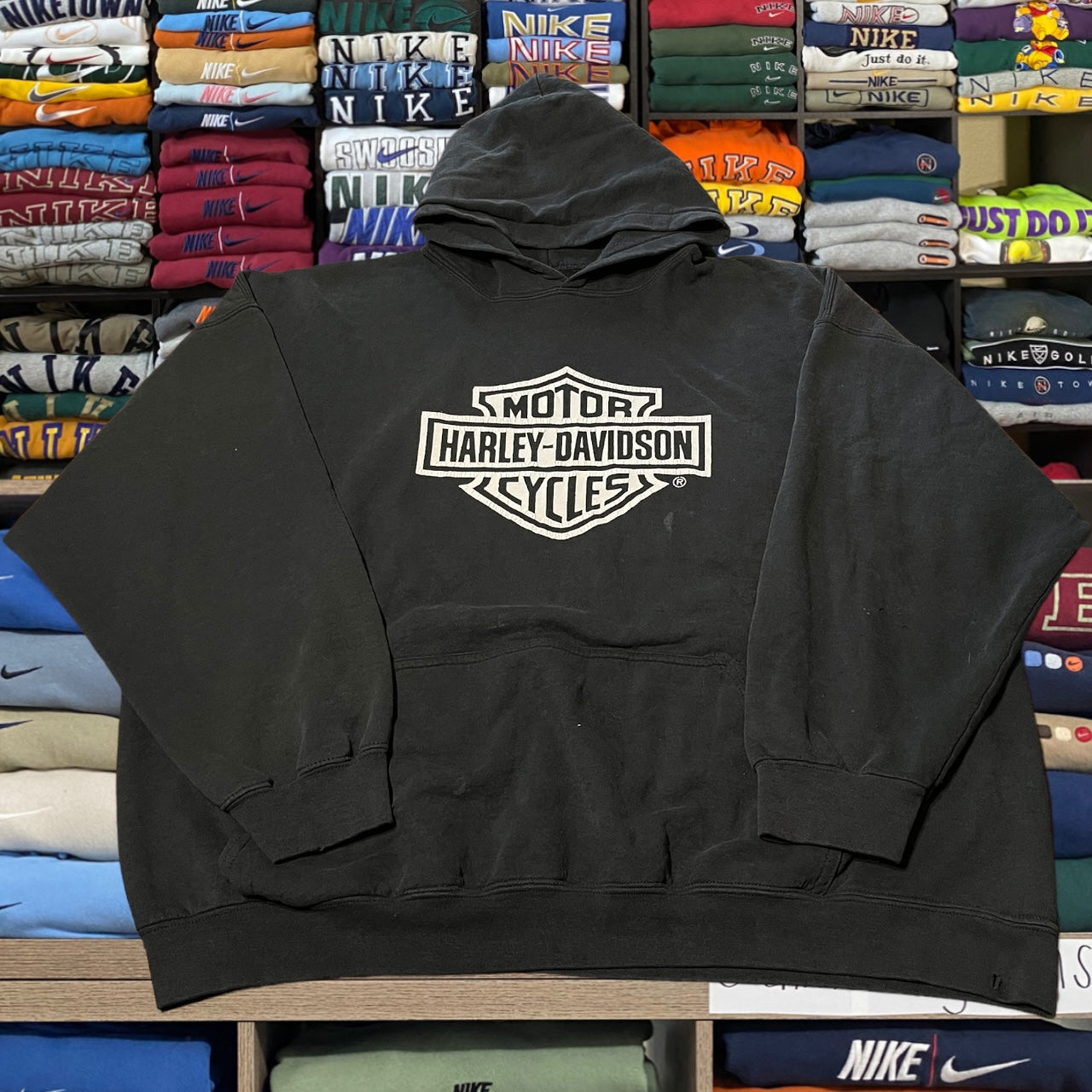 Y2K Harley Davidson biker motorcycle hoodie