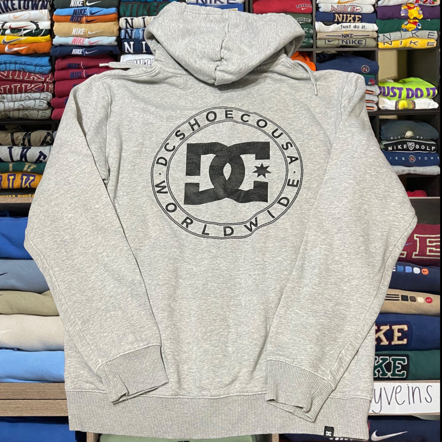 Y2K dc shoes full zip hoodie