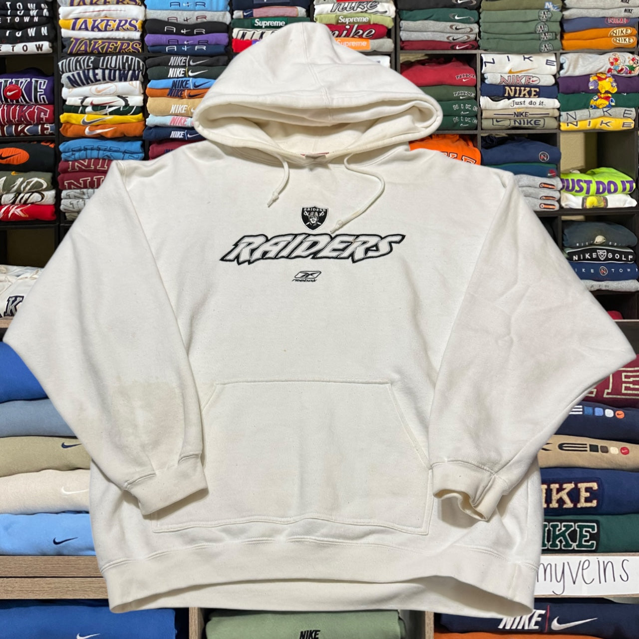y2k oakland raiders nfl hoodie (Large)