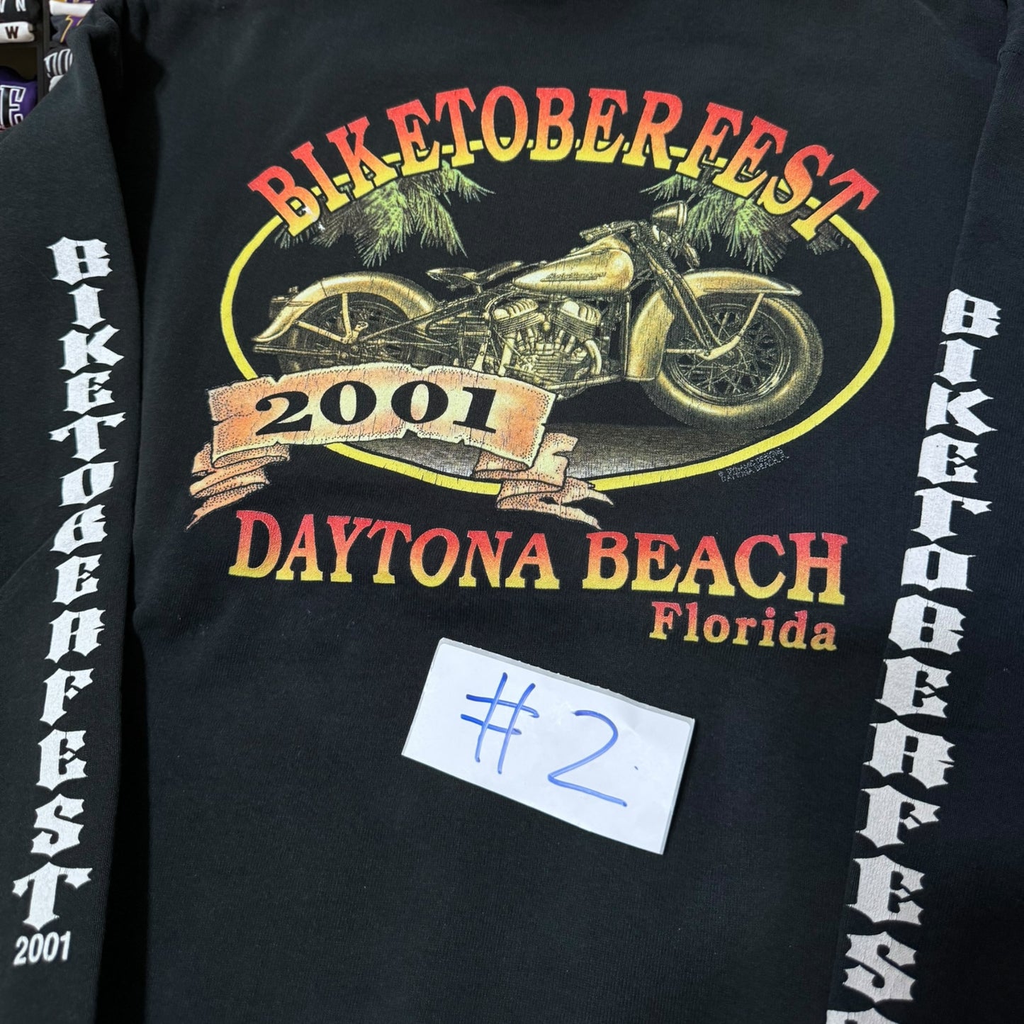 Y2K biker motorcycle sweater