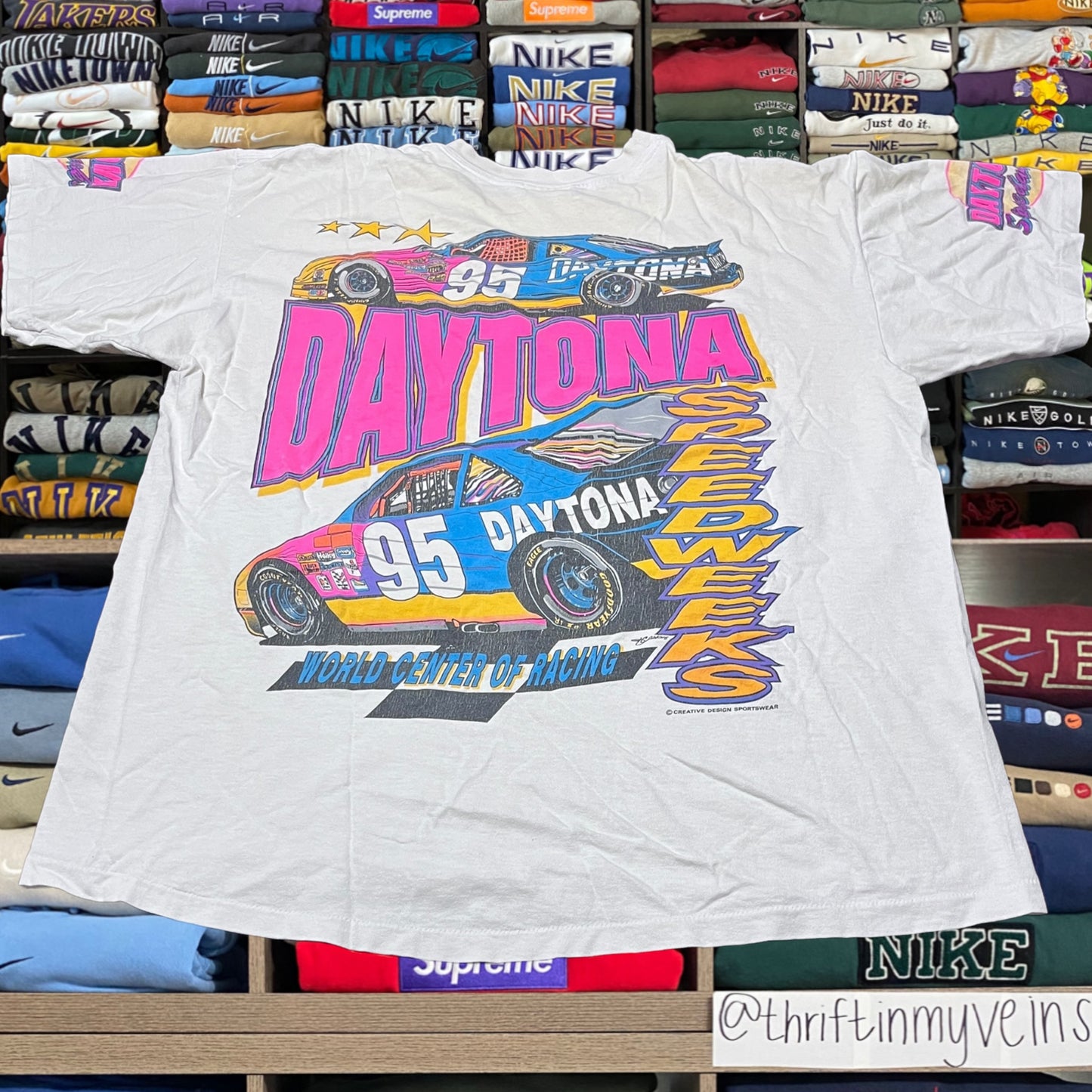 vintage 90s daytona 500 nascar shirtshirt