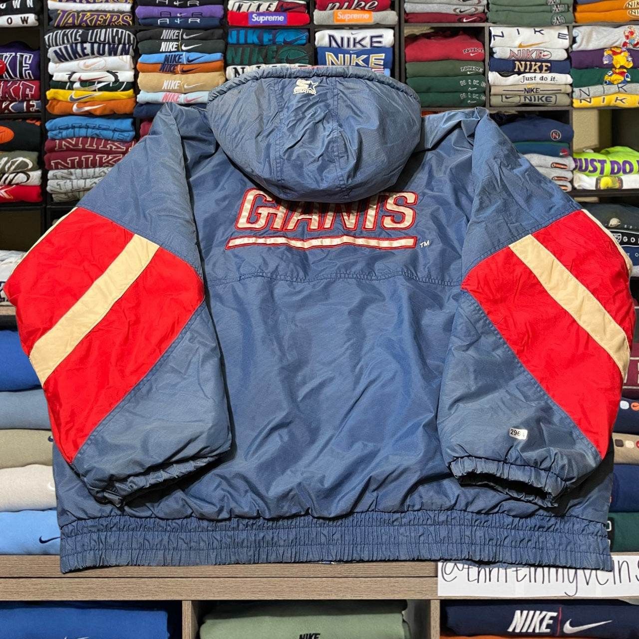 90s New York giants nfl puffer jacket