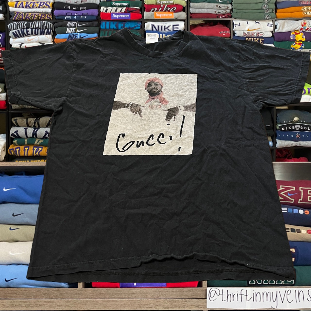 Y2K Gucci mane supreme shirt