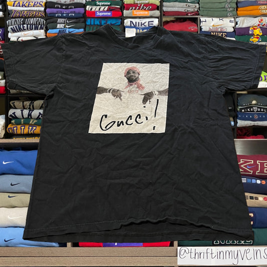 Y2K Gucci mane supreme shirt