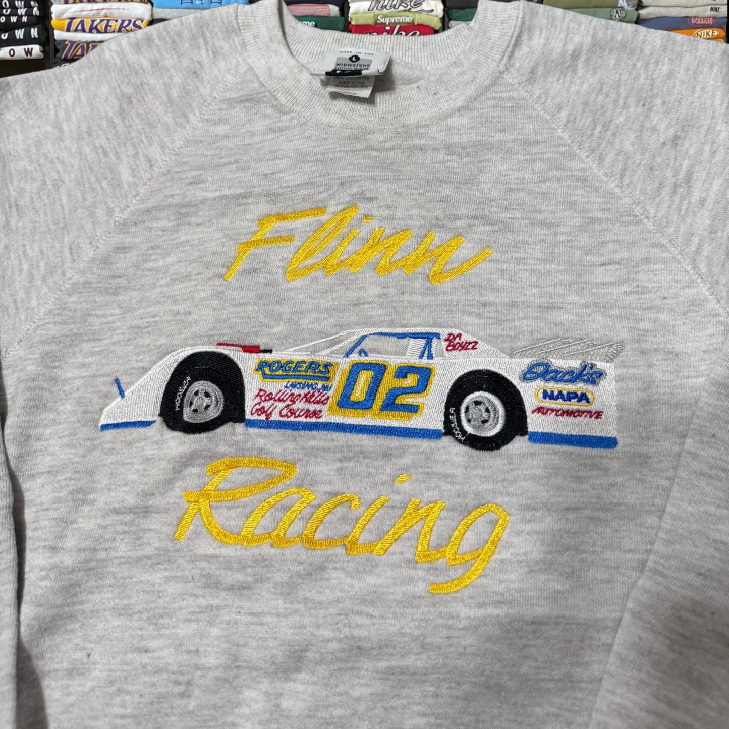 90s nascar sweater