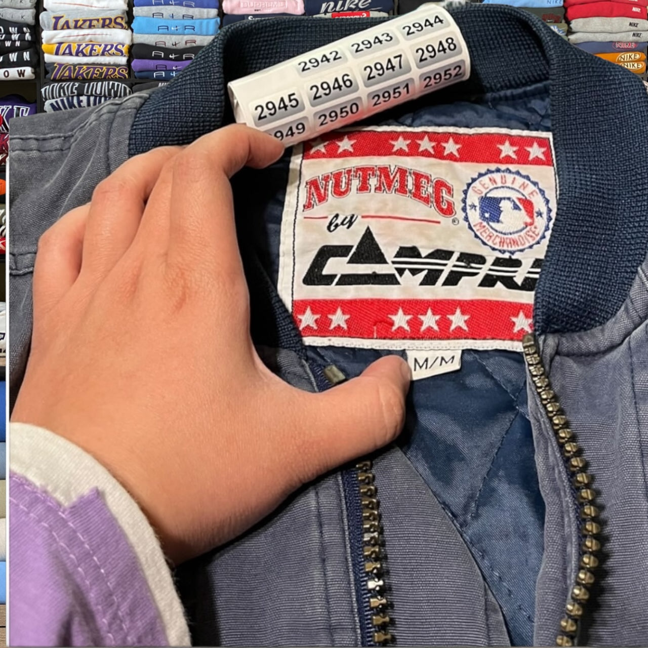 90s Atlanta braves mlb baseball varsity jacket