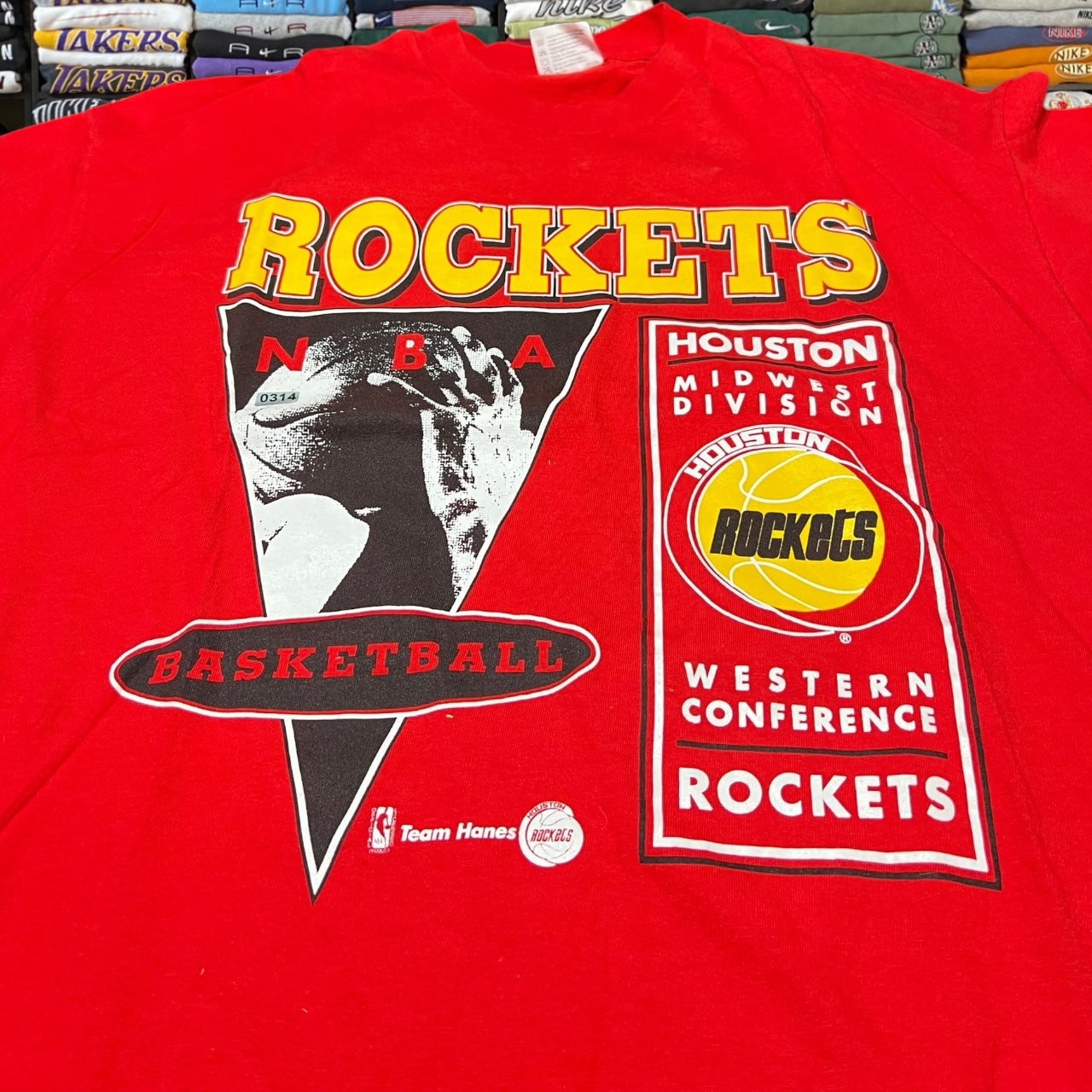 90s Houston rockets nba basketball shirt