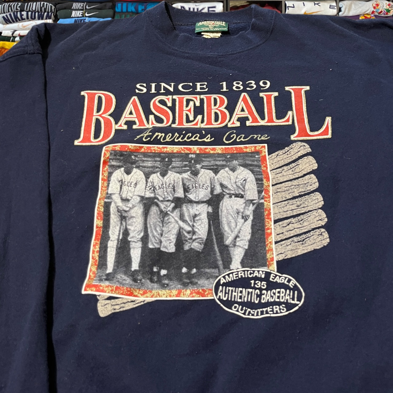 Vintage 90s baseball sweater