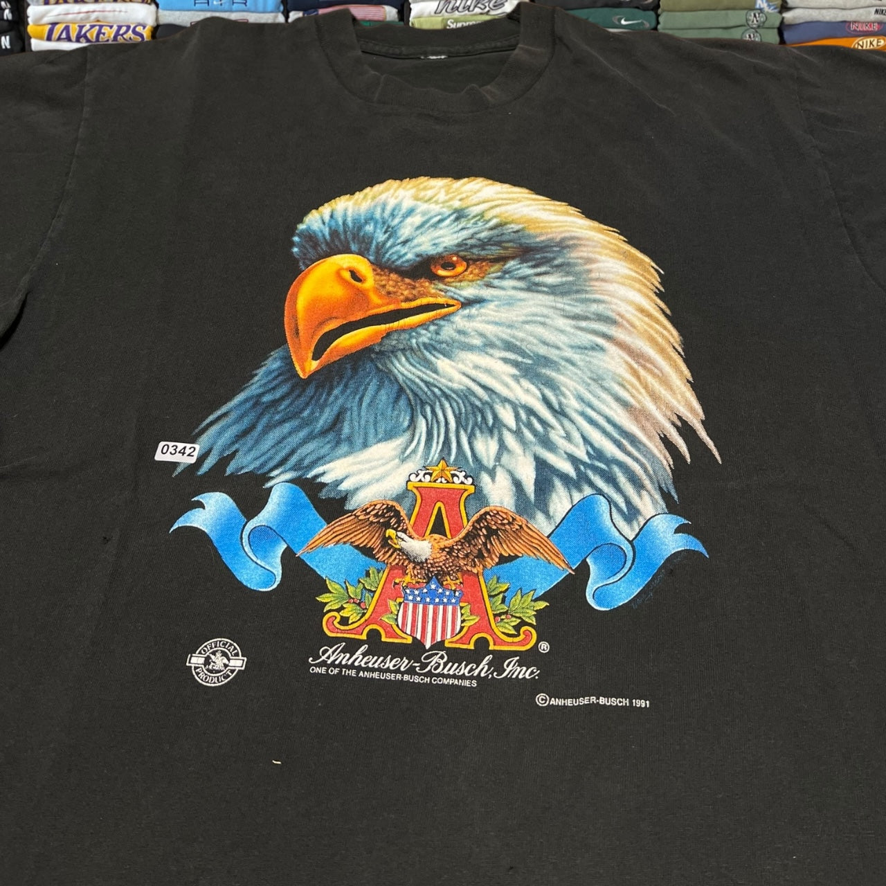 90s Budweiser beer eagle shirt