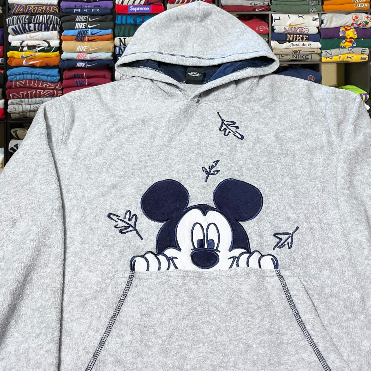 90s Mickey Mouse grey hoodie