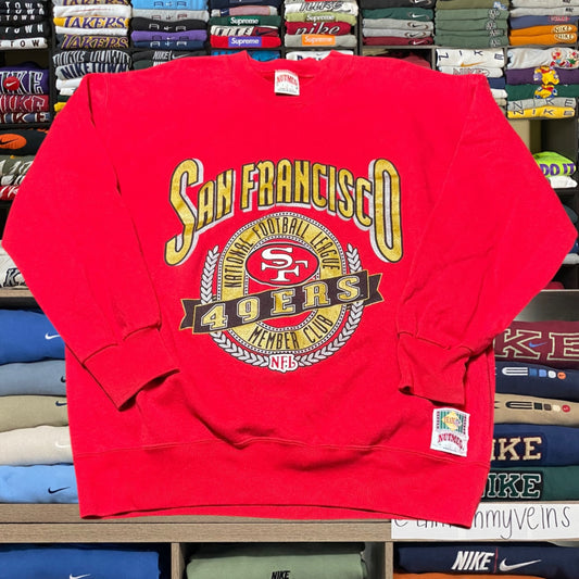 90s 49ers nfl sweater (xlarge)