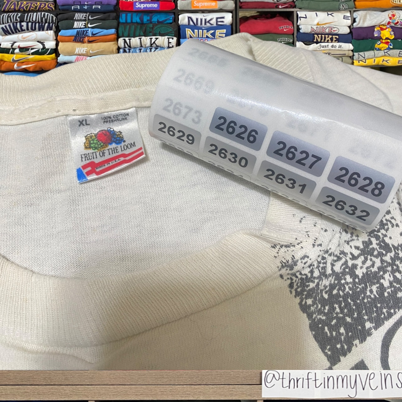 90s all over print nascar graphic shirt (xlarge)