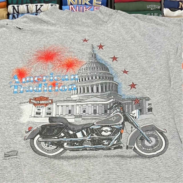 90s Harley Davidson biker motorcycle shirt