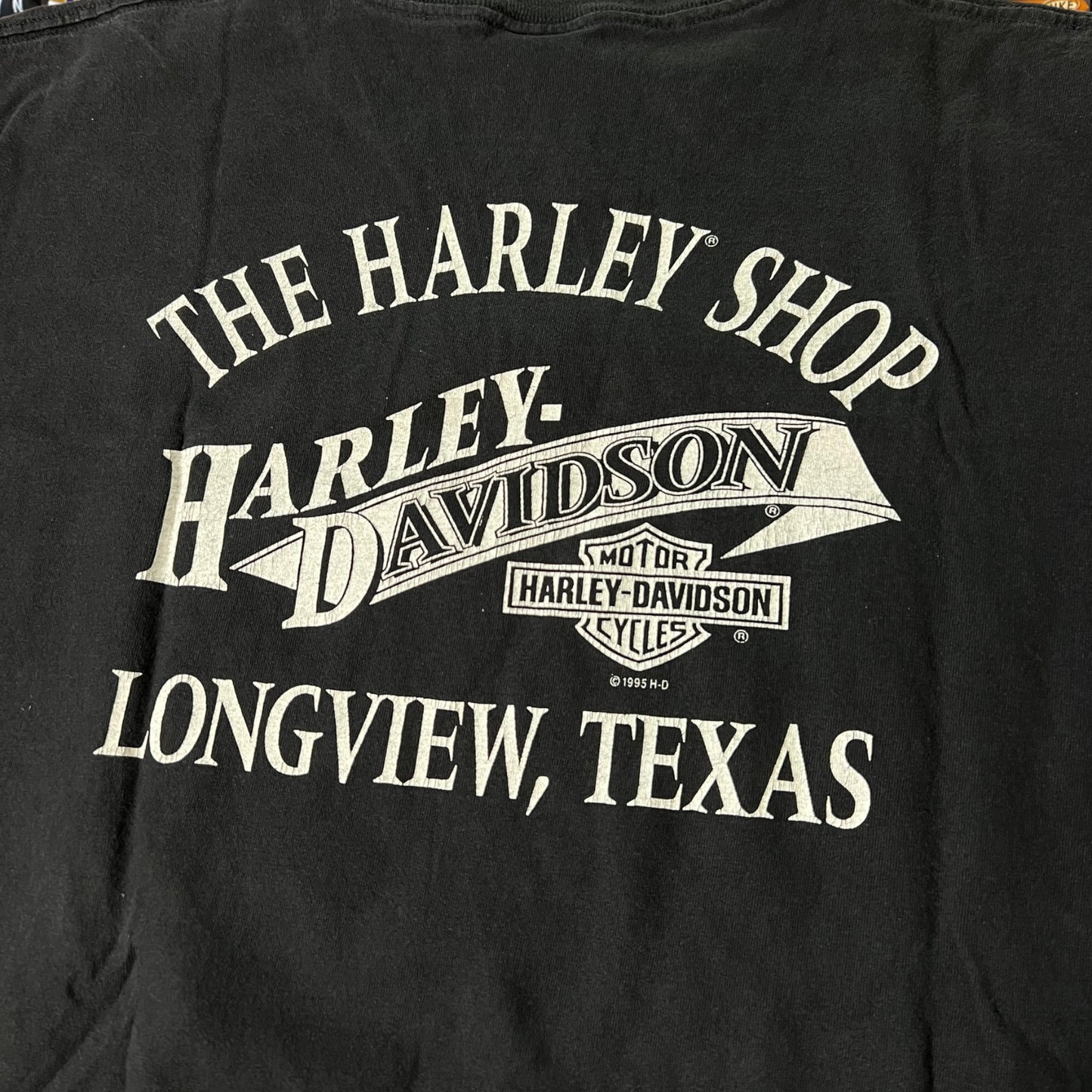 90s Harley Davidson biker shirt