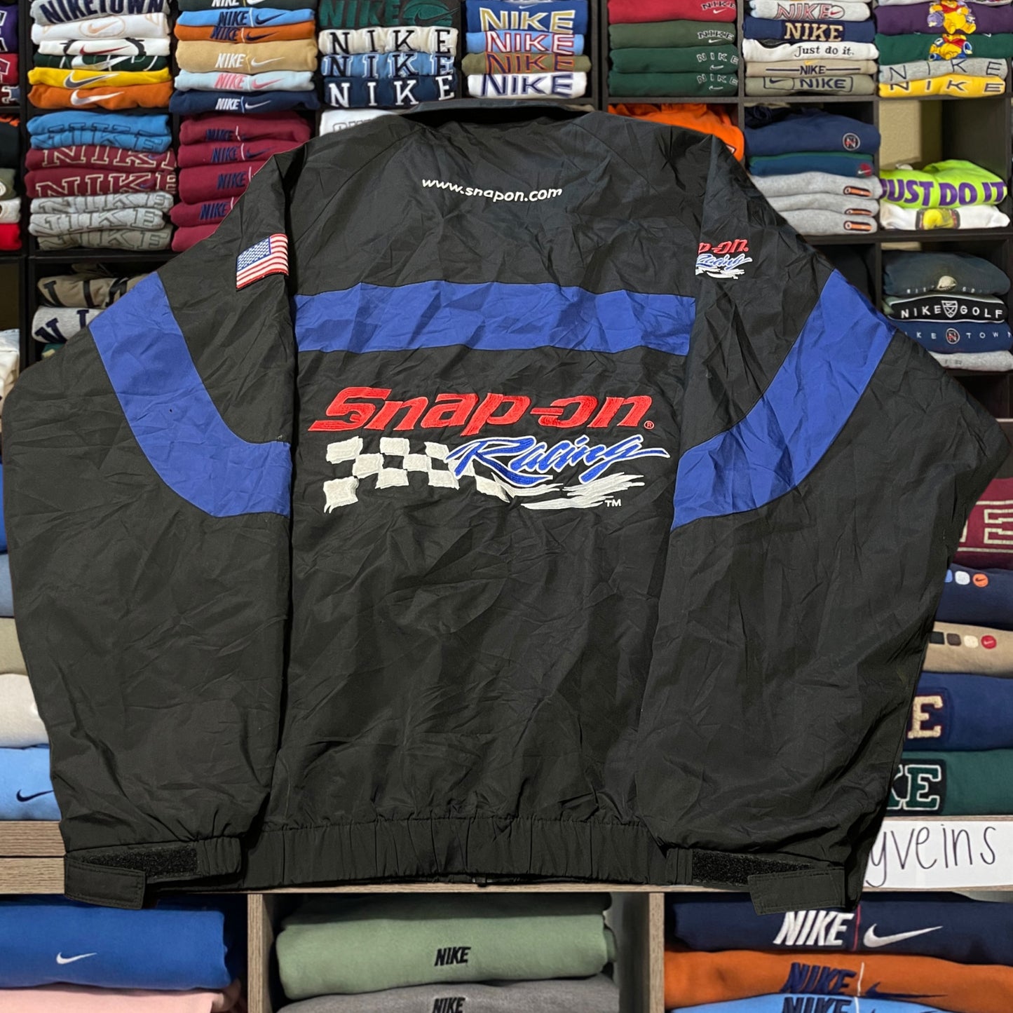 Snap on puffer jacket