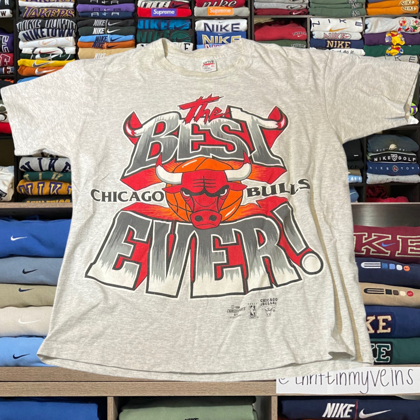 90s Chicago bulls nba basketballl shirt