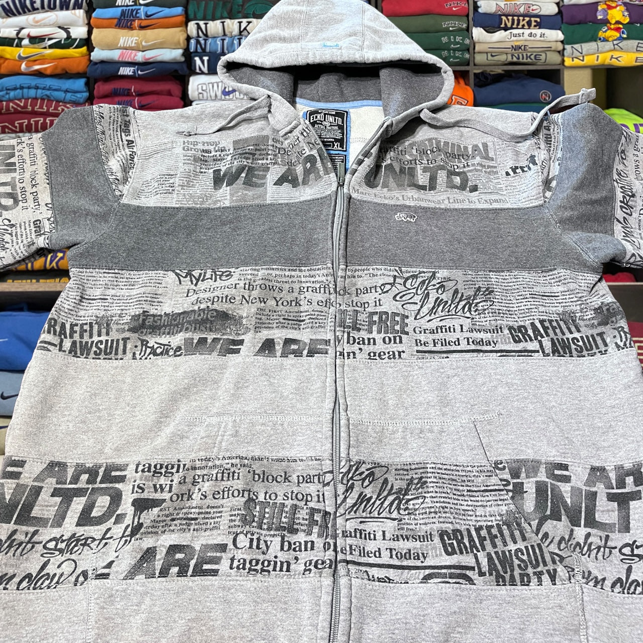 Y2K ecko unlimited skater hoodie