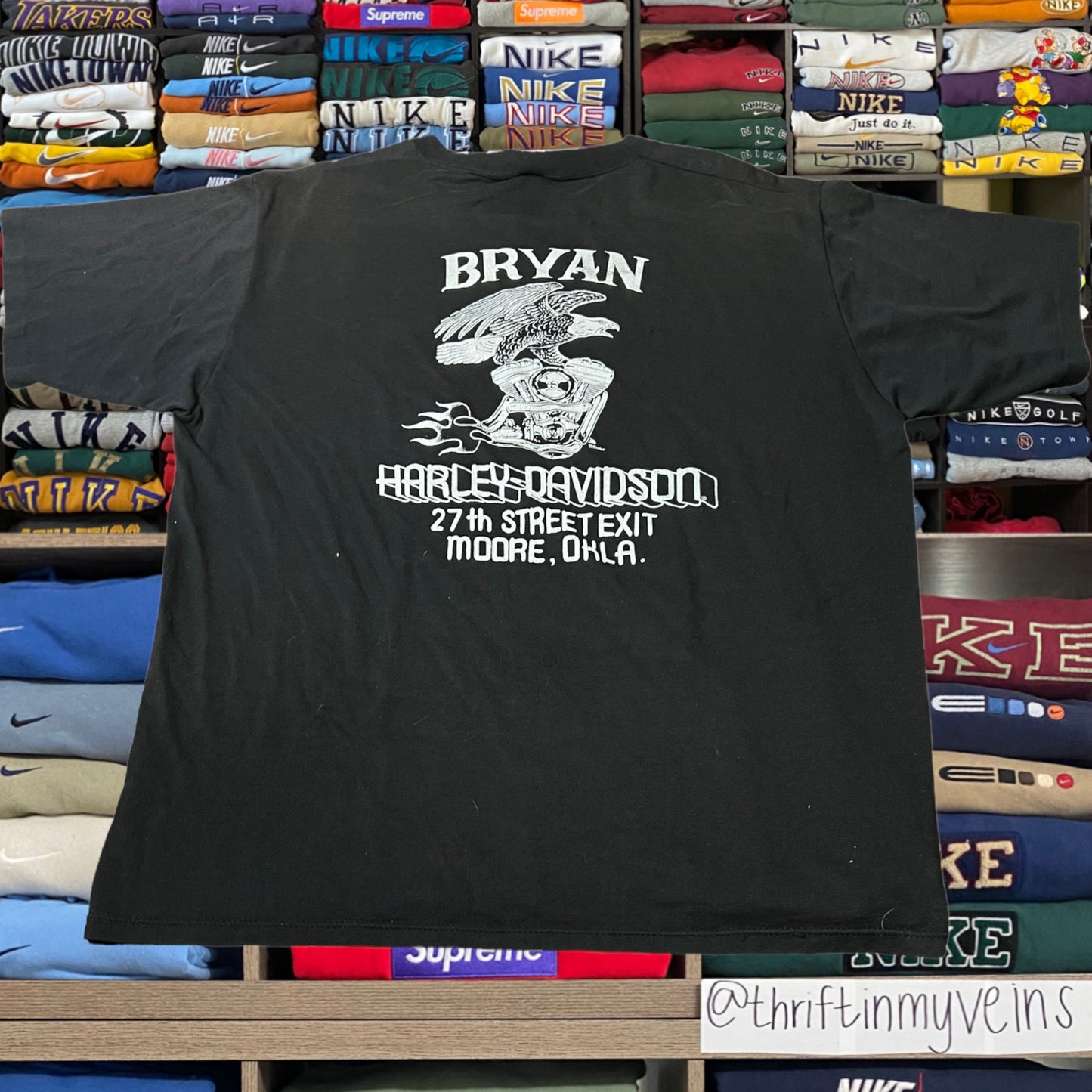90s Harley Davison biker motorcycle shirt