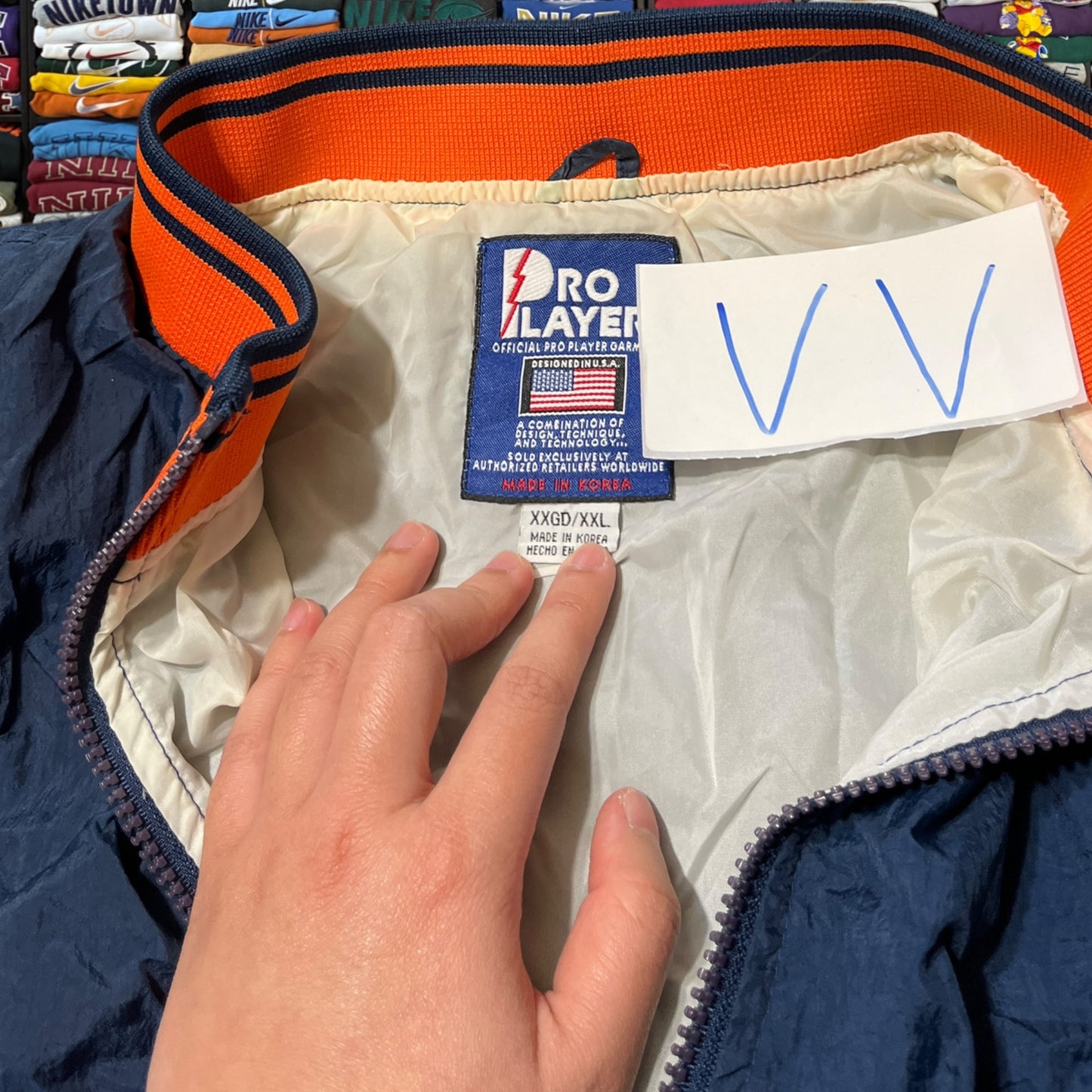 90s Denver broncos quarter zip sweater