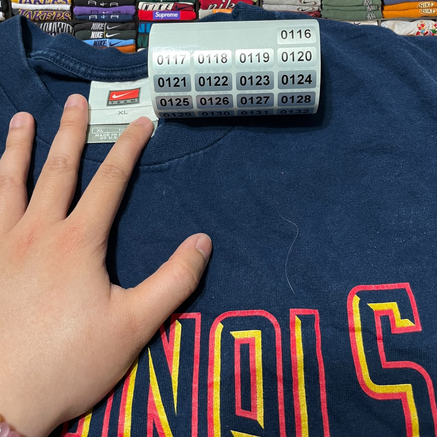 Y2K Nike baseball nationals shirt