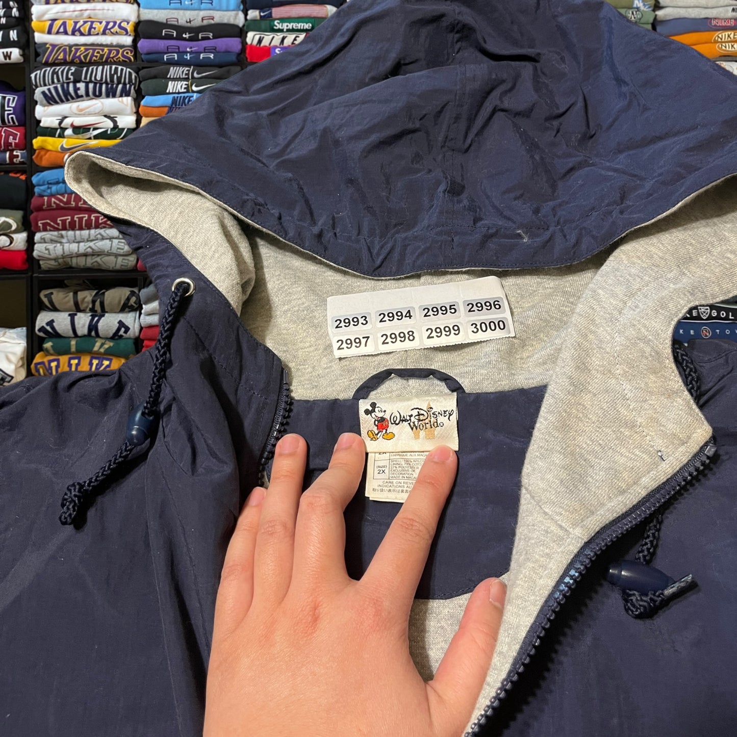 90s Mickey Mouse puffer jacket