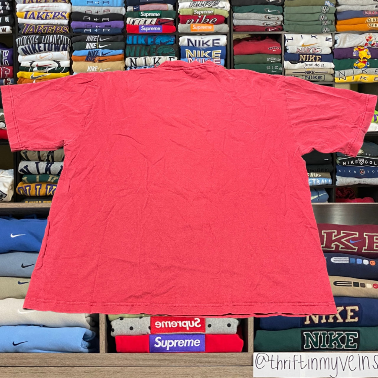 Y2k jnco style dragon flame skater shirt