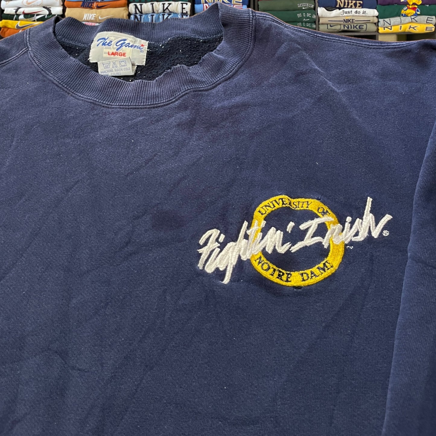 90s notre dame fighting Irish sweater