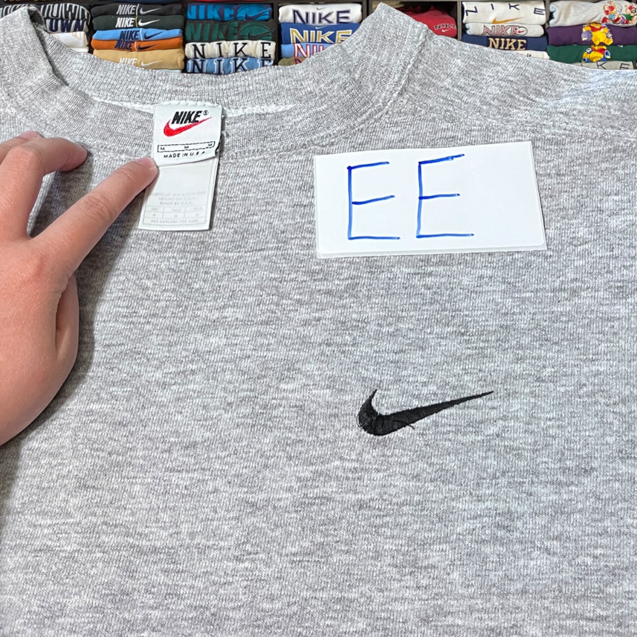 90s grey Nike sweater