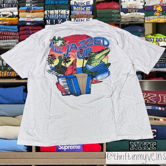 Y2K jazz alligator shirt