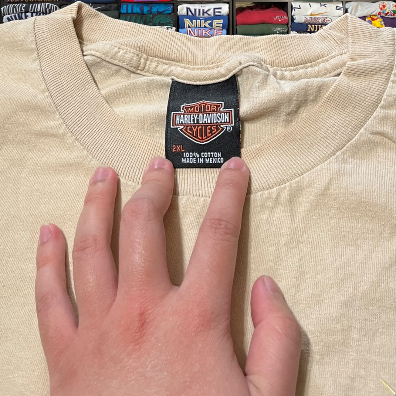 Vtg y2k Harley style motorcycle shirt