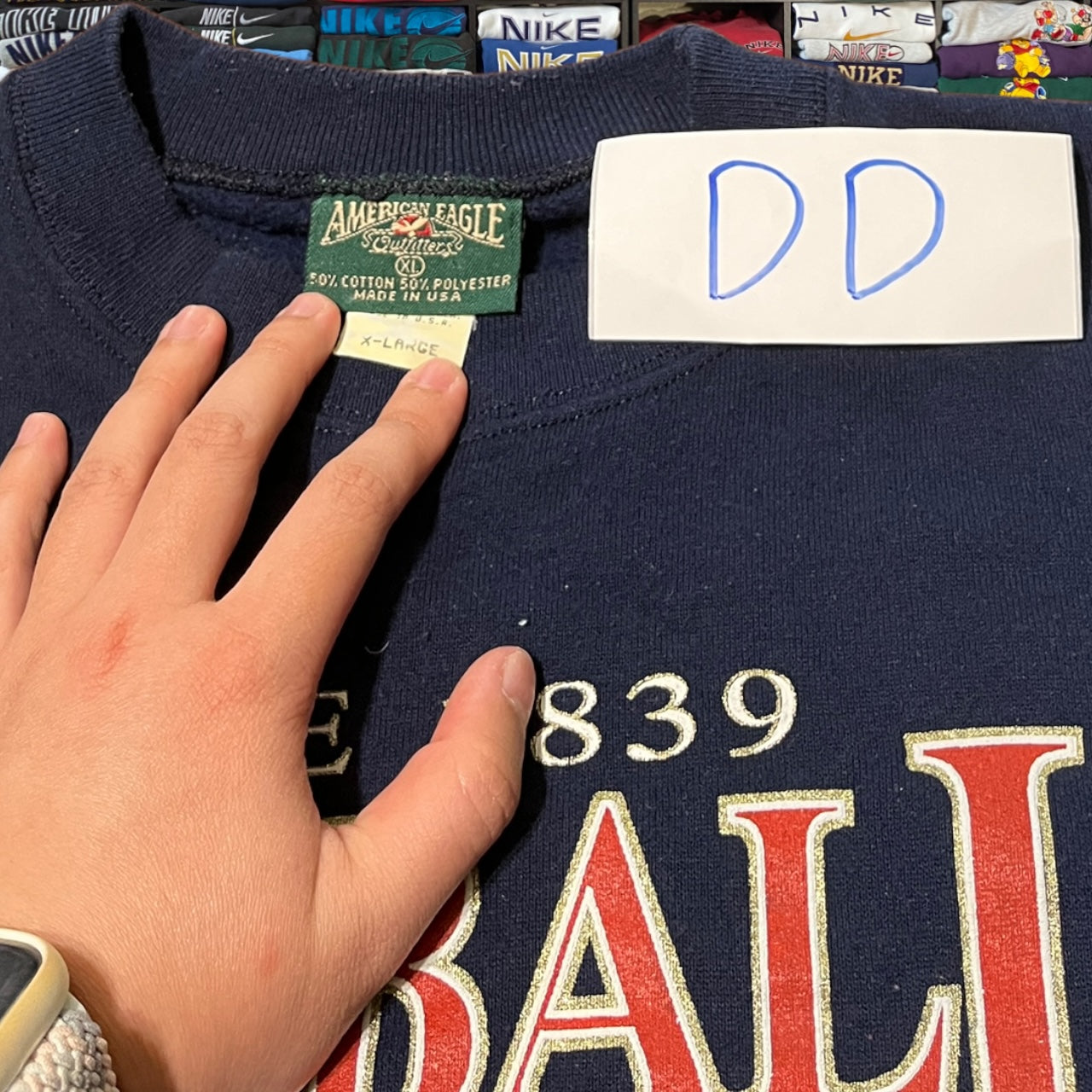 Vintage 90s baseball sweater
