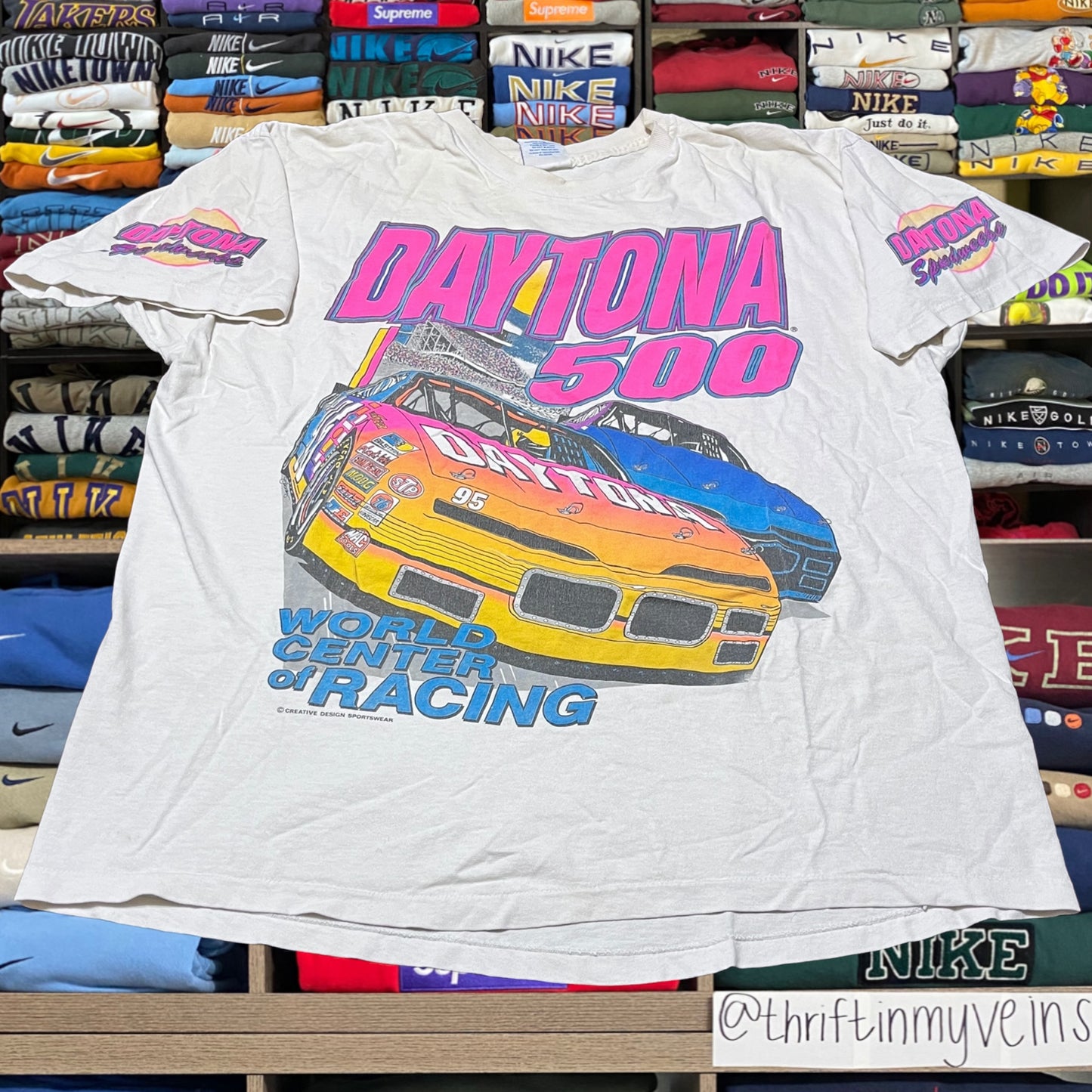vintage 90s daytona 500 nascar shirtshirt