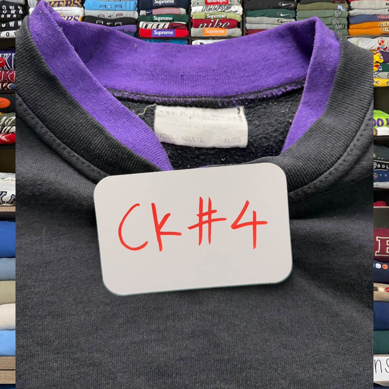 90s canada colorblock sweater (Xlarge)