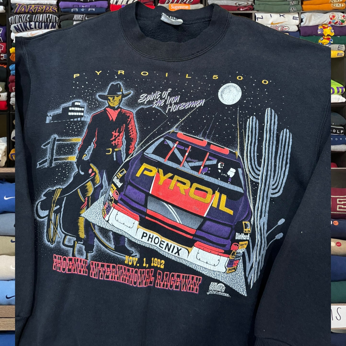 1997 nascar graphic sweater ( xlarge )