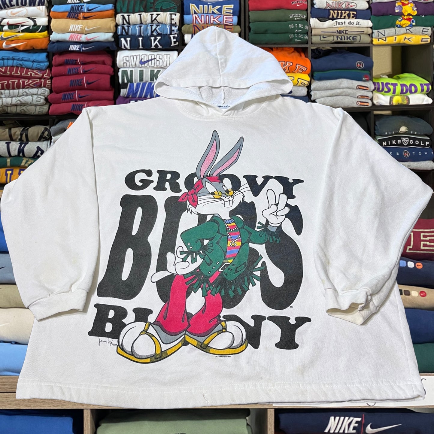 90s looney tunes bugs bunny hoodie