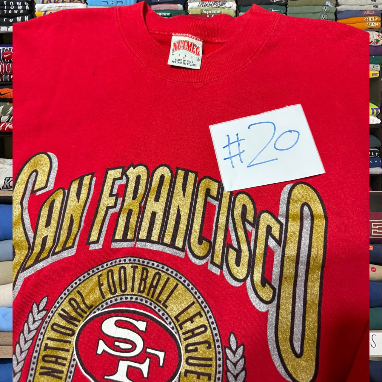 90s 49ers nfl sweater (xlarge)