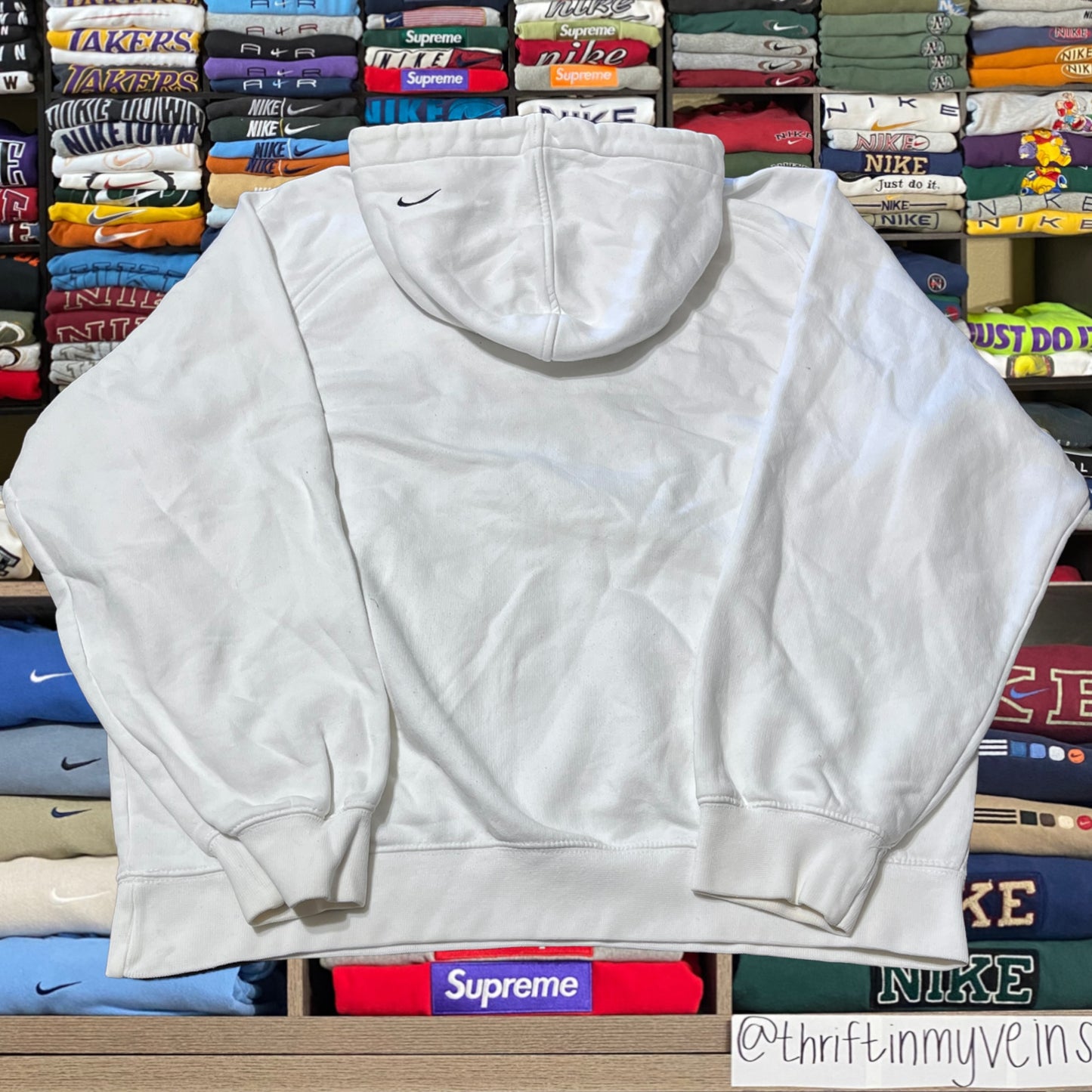 Y2K Nike spelled out hoodie
